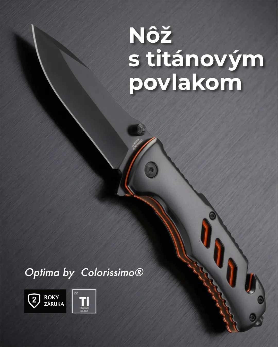 Nože s titánovým povlakom